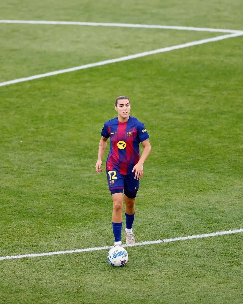 Patri, durante un lance del clásico